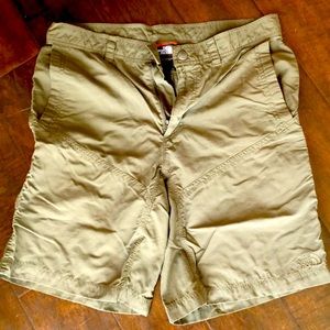 The North Face shorts in Olive Green color